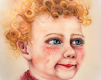 Whimsical Artwork / Children’s Room Art Print / Fine Art Print / Unique Art / Child Artwork / Fairytale Character Art