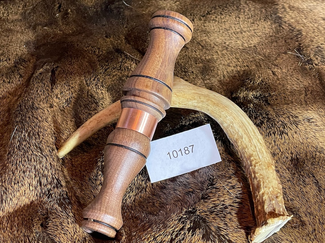 Walnut All Wood Grunt Call Whitetail Deer Call Game Call Etsy