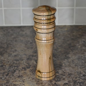 Ambrosia Maple Pepper Mill / Salt Mill  - Salt, Pepper, or Herb Grinder - Ceramic Kitchen Tool