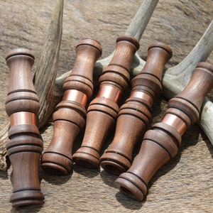 Walnut All Wood Grunt Call, Whitetail Deer Call,  Game Call, Hunter Gift