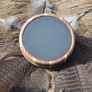 Walnut & Hickory Slate over Glass Turkey Pot Call