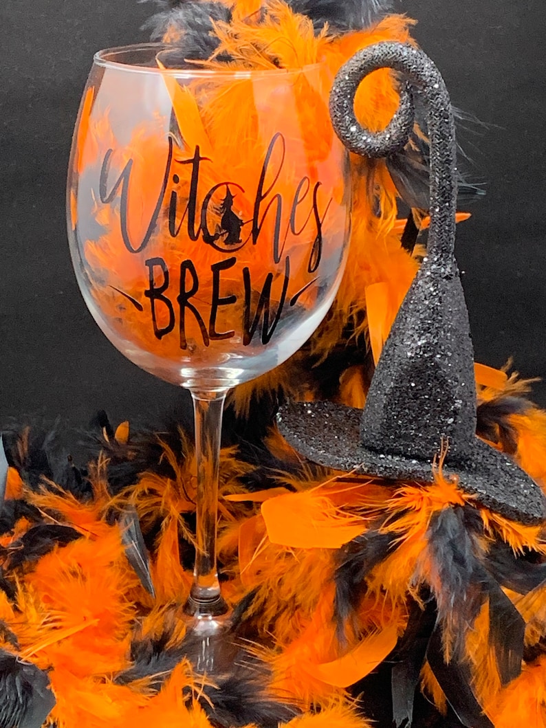 Witches Brew Wine Glass