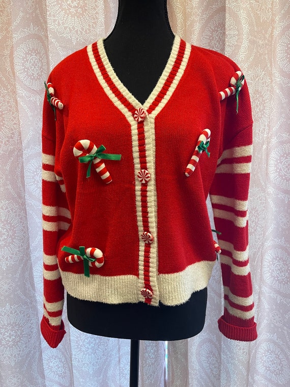 Candy Cane Christmas sweater
