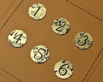Middle Earth Strategy Battle Objective Markers - Set of 6 - 25mm or 40mm Objective Tokens