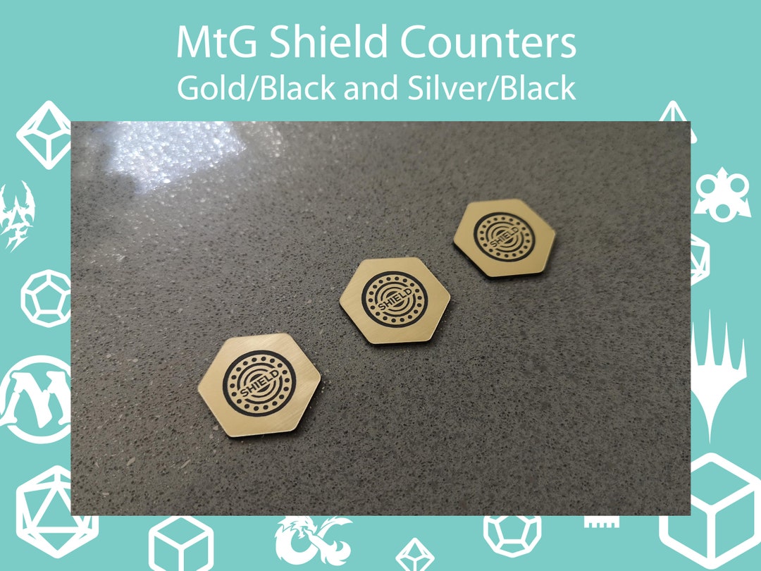Shield Counters Magic the Gathering Ability Markers, Streets of New