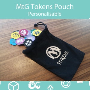 MtG Keyword Token Bag. MtG Ability Counter Pouch.