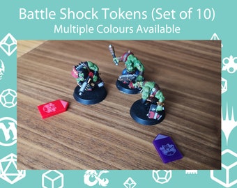 WH40K Battle Shock Tokens (Set of 10) For 10th Edition WH40k