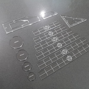 Table Top Ruler Guide 13 Piece Table Top Measuring Set - Rulers, Tools, Widgets & Gauges ...