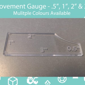 3&quot; Measurement Movement Gauge - Table Top Gaming