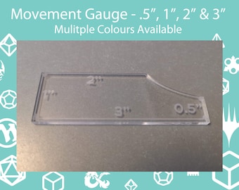 3" Measurement Movement Gauge - Table Top Gaming