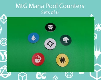 MTG マナカウンター アクリル製 (30個) 収納ボックス付き - マナカラー