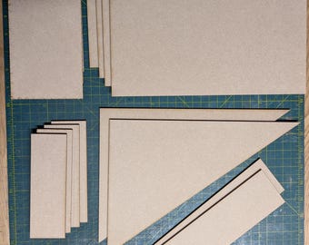 WH40K GW 11th Edition Terrain Footprints, Clear Acrylic/MDF, Competitive Play