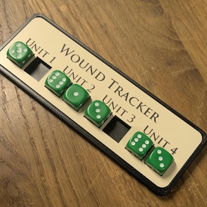 Multi Box Wound Tracker zur Verwendung mit WH40K 11th Edition