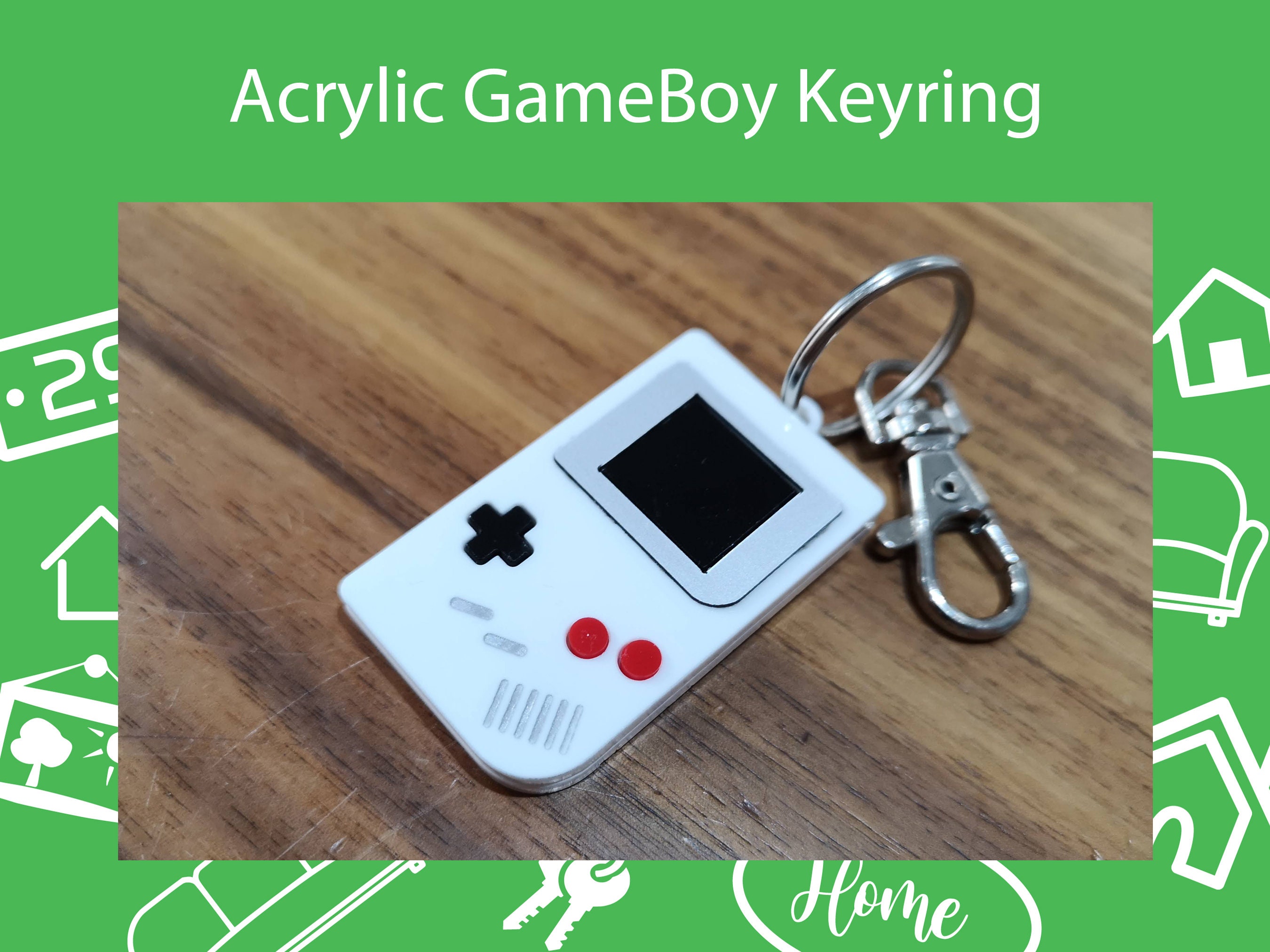 Gameboy keychain best sale