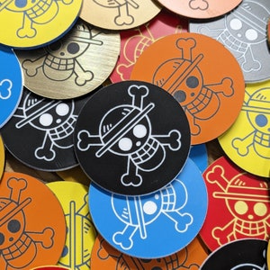 Strohhut-Token – Fähigkeitszähler – One Piece TGC – mehrere Farbkombinationen