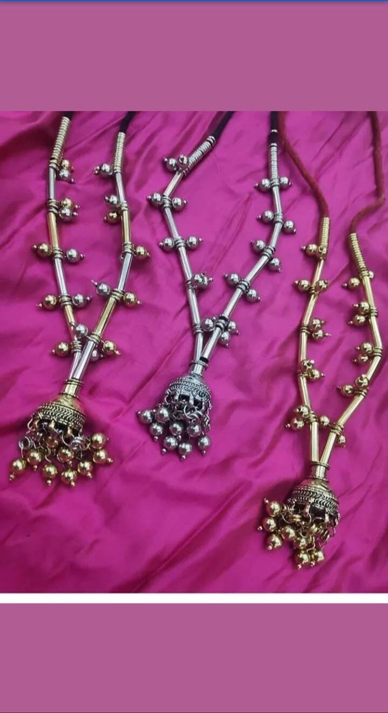 Absolutely Stunning Dholki Necklace in silver!!!