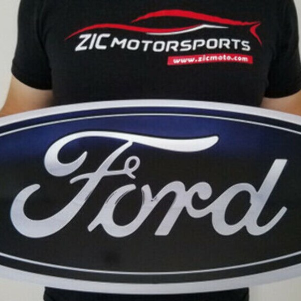 Ford Blue Oval Emblem Steel Sign