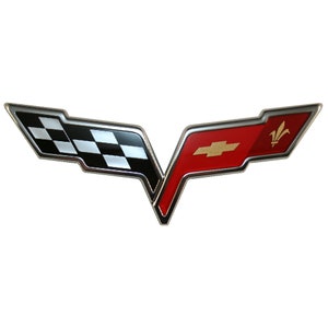 Corvette C6 Stingray Crossed Flag Wall Emblem / Metal Art Sign - Etsy