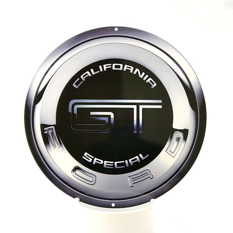 Ford Mustang California Special Gas Cap Logo Wall Art Flat Etsy