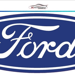 Ford Large Oval Sticker (3623)