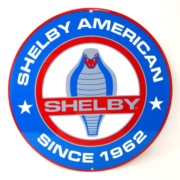 Shelby American Since 1962 Steel Sign 12" x 12"