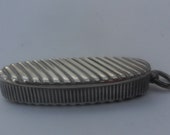 Solid Silver Holder Snuff Box Fob circa 1890