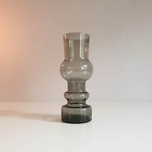 Szklany wazon Kaj Franck, Nuutajärvi Notsjö, styl mid-century modern, vintage