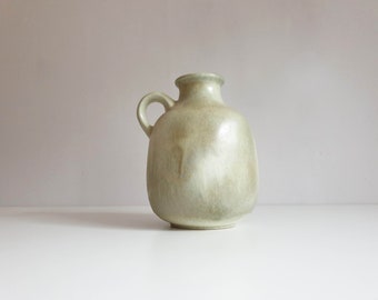 Ruscha ceramic vase in pastel green, Ruscha art, WGP, midcentury vintage