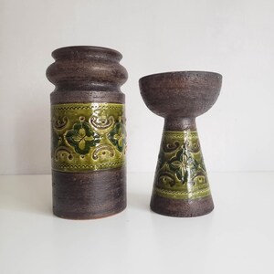 Bitossi Italy, design Aldo Londi, ceramic vase, 60s, vintage