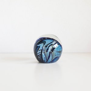 Randy Strong art glass, rare paperweight, glass ball, paperweight, USA, 1980, vintage image 2