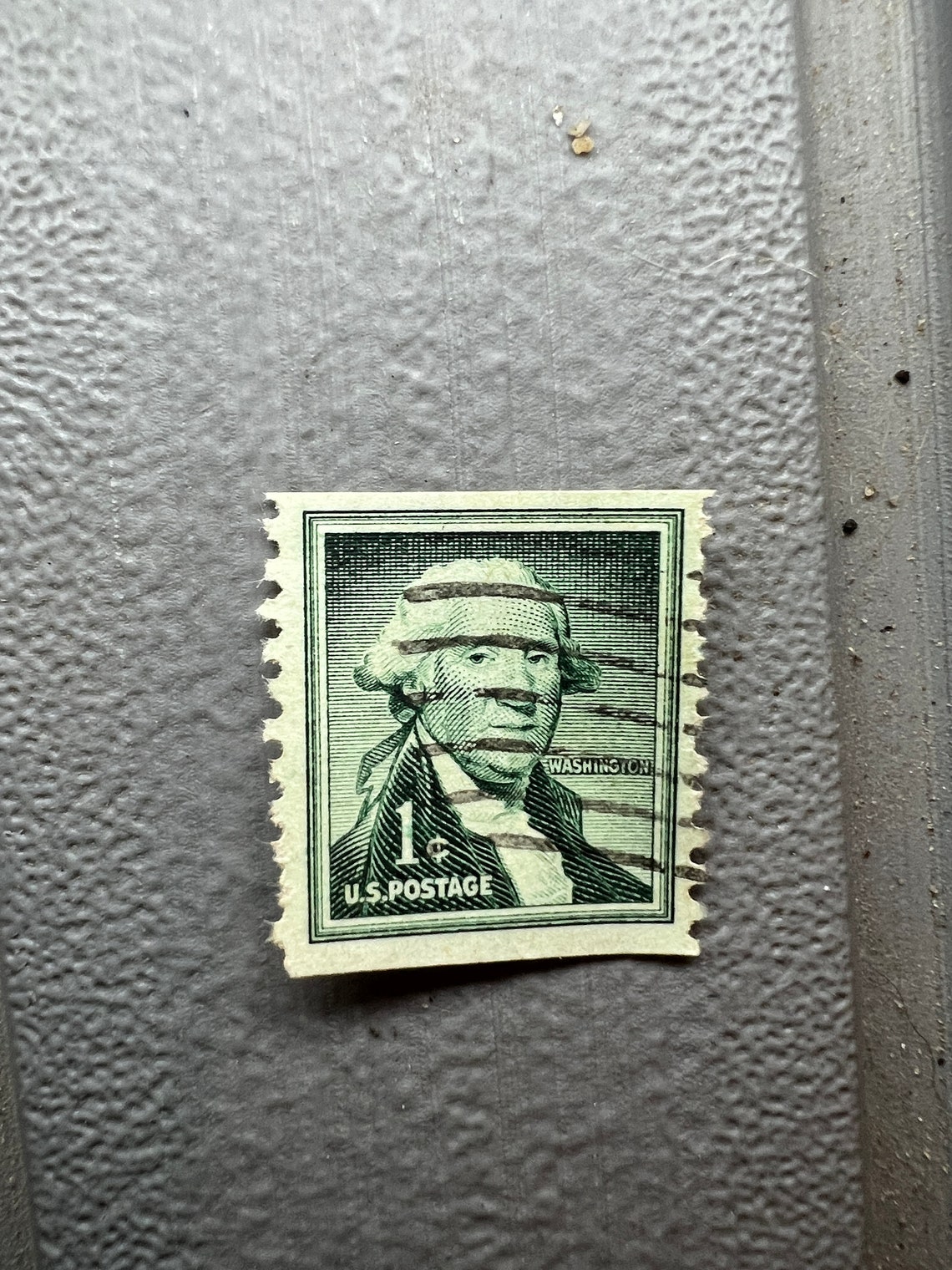 Washington 1 Cent Rare Vintage Stamp Green United States Postage