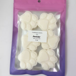 Paws Wax Melts (6), Scented, Soy Wax, Wick-less, Long-lasting Scent, Fragrance Oil, Gift, Christmas
