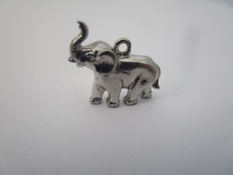 Vintage Sterling Silver Elephant Charm