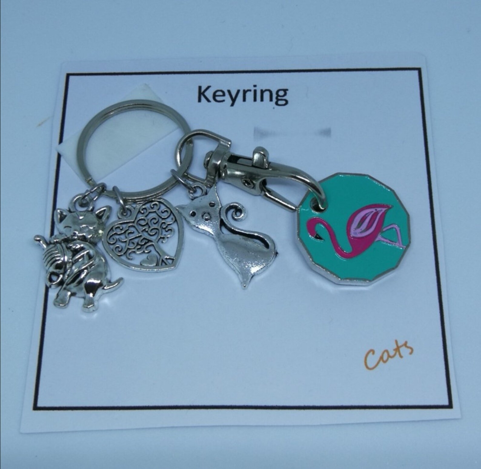 Novelty Keyring With Charms and Trolley Coin Etsy UK