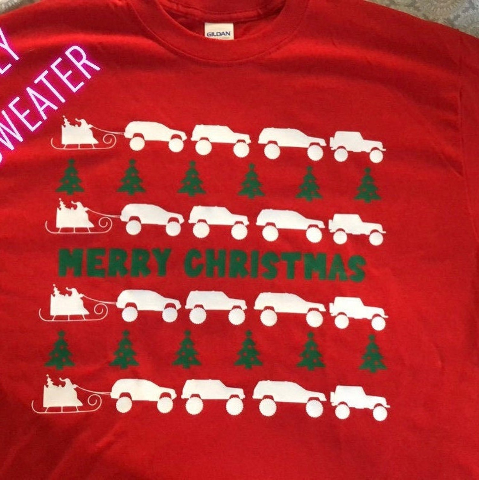 2020 Jeep Ugly Christmas Sweater Etsy UK