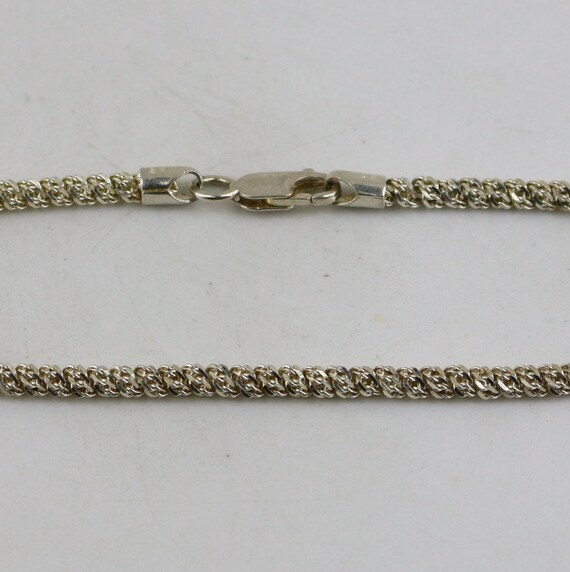 Vintage Milor Curb Twisted Scroll Braid Chain Desi