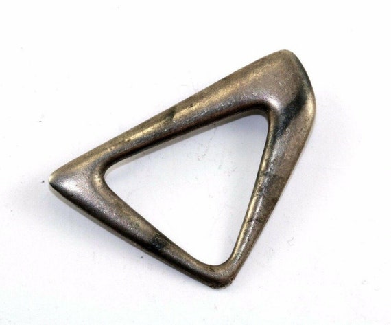 Ronald Pearson Modernist Triangle Pin/brooch 925 S