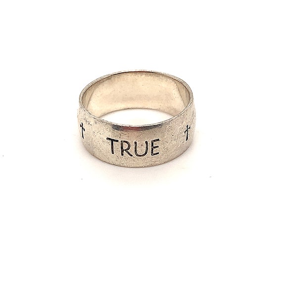 True Love Waits Purity Ring in Sterling Silver