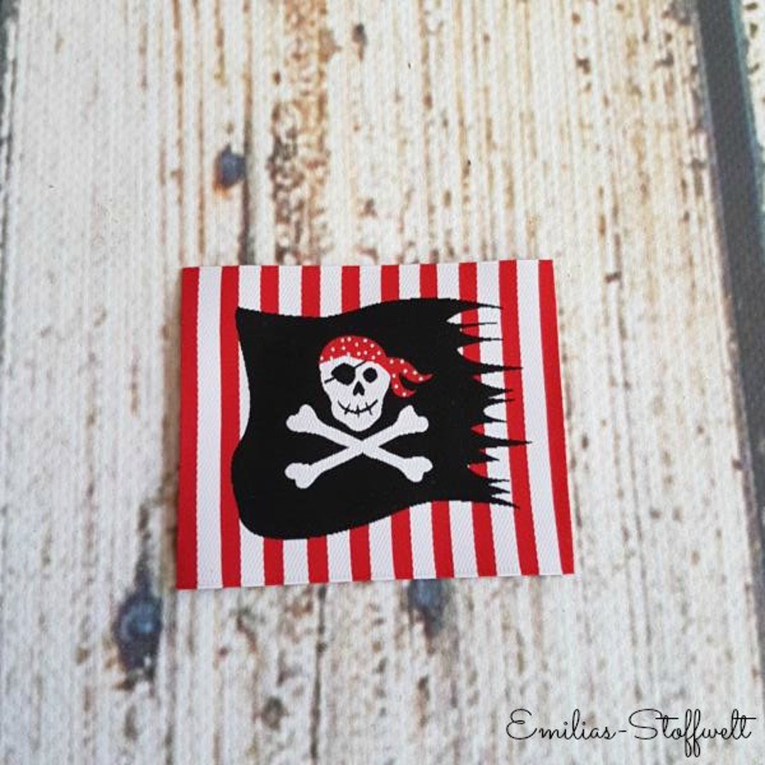 Patch Pirate Flag Web Label Pirate DIY - Etsy New Zealand