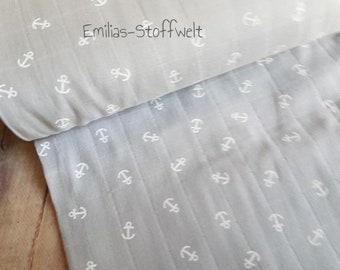 Muslin anchor light grey