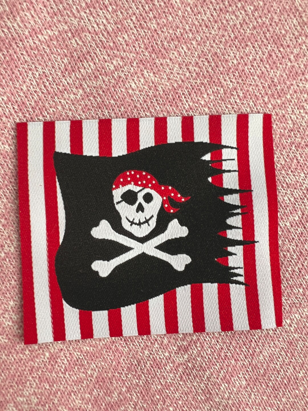 Patch Pirate Flag Web Label Pirate DIY Pirate Flag Skull for School ...