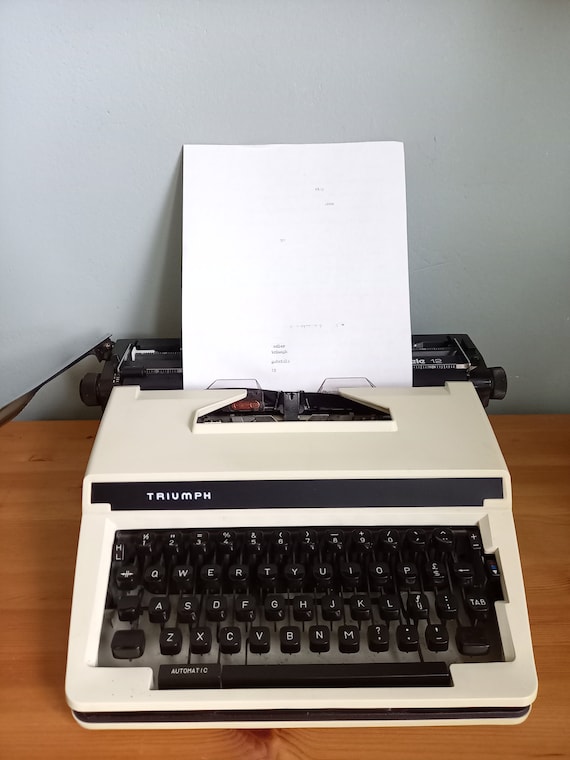Buy Vintage 80s Adler Triumph Gabriele 12 Typewriter With Case