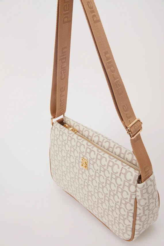 Women Beige Imported Faux Leather Stylish Small Crossbody Messenger Bags Amazon.com: Small Messenger Bag Vegan Leather Crossbody Bag  main image 3