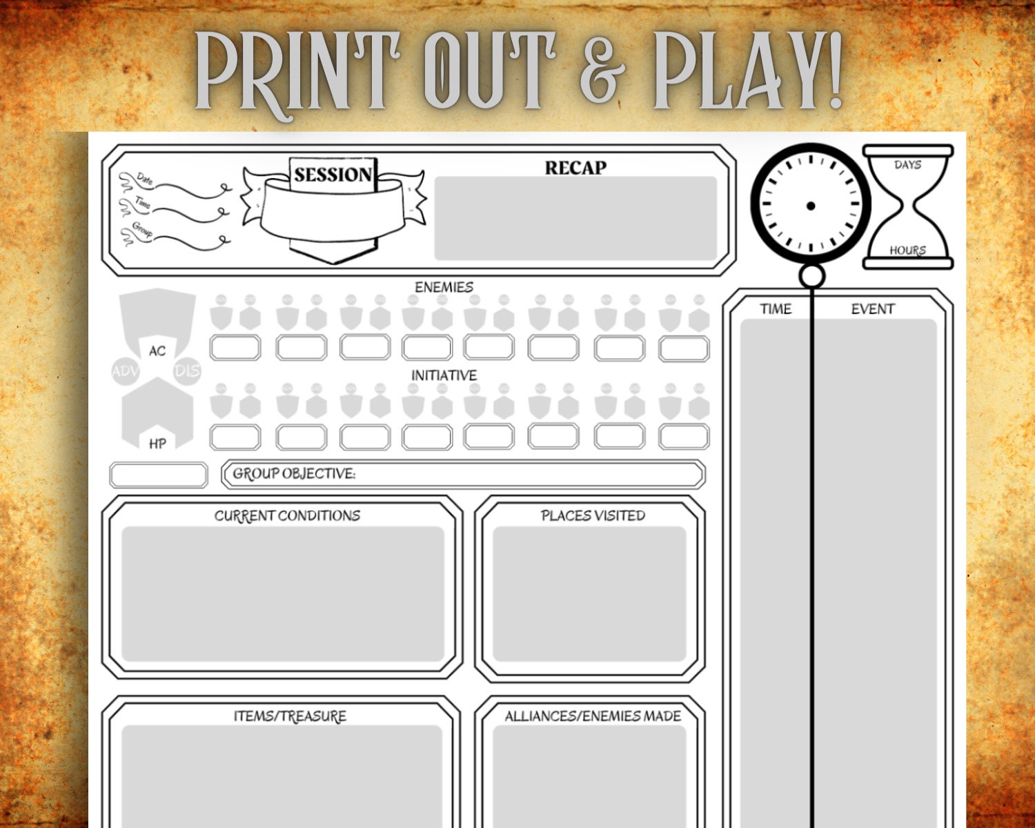 Dnd Campaign Template Dnd Campaign Template