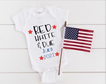 Tstars My First 4th of July Baby Boy Girl Outfit American Flag USA Baby Bodysuit