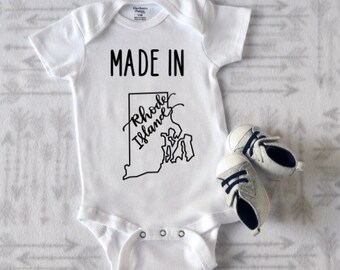 Baby Romper Mashed Clothing My First Trip to Rhode Island Baby Romper Mashed Clothing My First Trip to Rhode Island