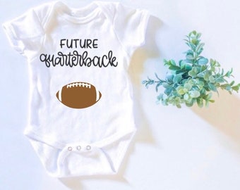 Future Quarterback; Football Onesie® Baby Boy Outfit; Baby Shower Gift; Baby Football Outfit