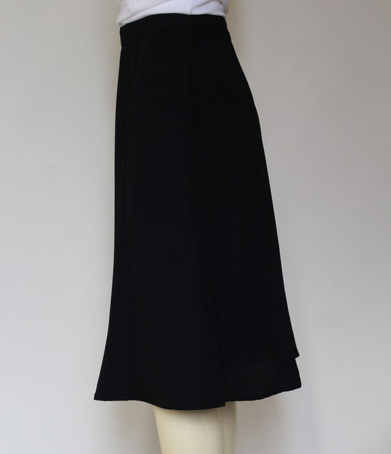 Buy Janak Long Crepe Fabric Skirt in Black 585 at Amazon.in