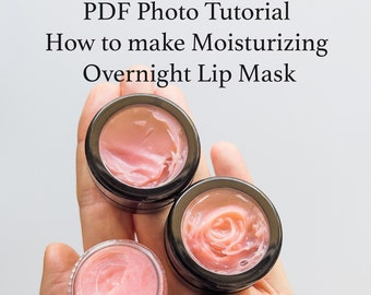 Receta casera de mascarilla hidratante nocturna para labios: Guía paso a paso (PDF)