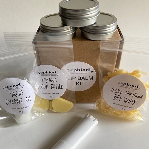 Diy Lip Balm Kit Etsy